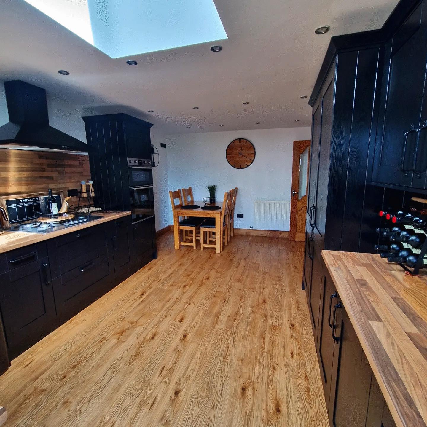 Kitchen transformed by vinyl flooring in Wigton